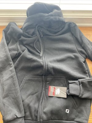 Cougar Sport Pullover Hoodie Mens Size M Black Wicking Long Sleeve Pockets