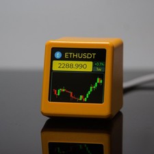 Bitcoin Ticker LED Digital Clock With Weather Temperature Humidity Display F HOT
