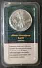 2000 $1 American Silver Eagle Dollar in a Littleton Holder