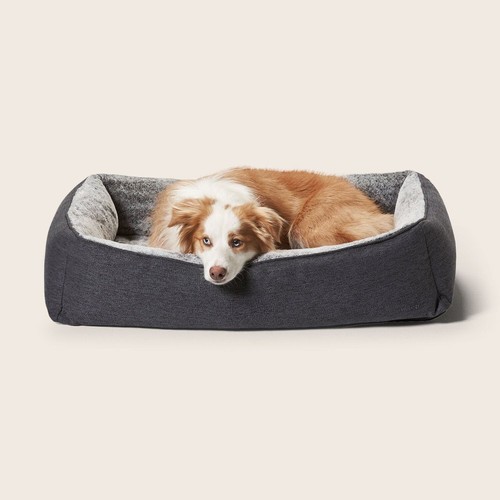 Snooza Ortho Snuggler Faux Fur Cosy Pet Dog Bed Chinchilla Medium - Picture 5 of 5
