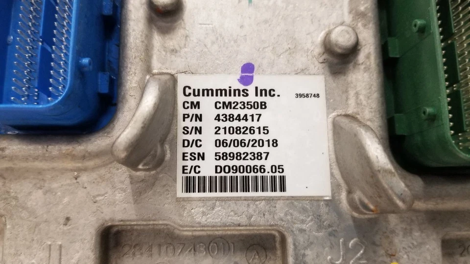 18 DODGE RAM 2500 6,7 L MÓDULO DE CONTROL DEL MOTOR ECM 4384417 Foto 4 de 4