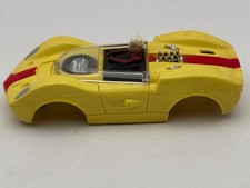 AURORA MCLAREN ELVA THUNDERJET BODY YELLOW W/RED STRIPE EXCELLENT