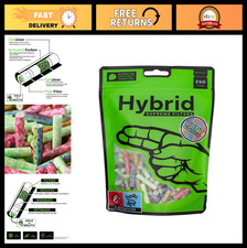Hybrid Activated Carbon Filters - 250 Pack, Slim 6.4mm, Half Carbon Pulp, Colo