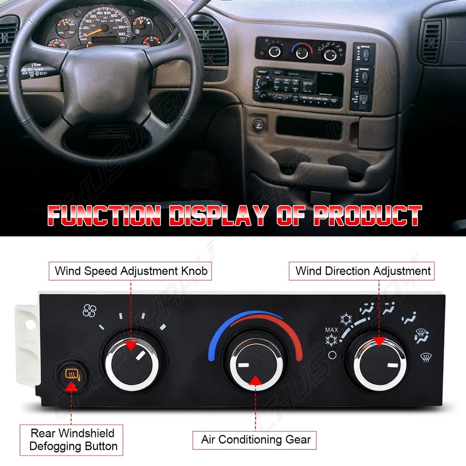 Módulo de control de clima de calefacción de aire acondicionado 599-294 para GMC Savana 4500 2009-2021 Foto 2 de 4