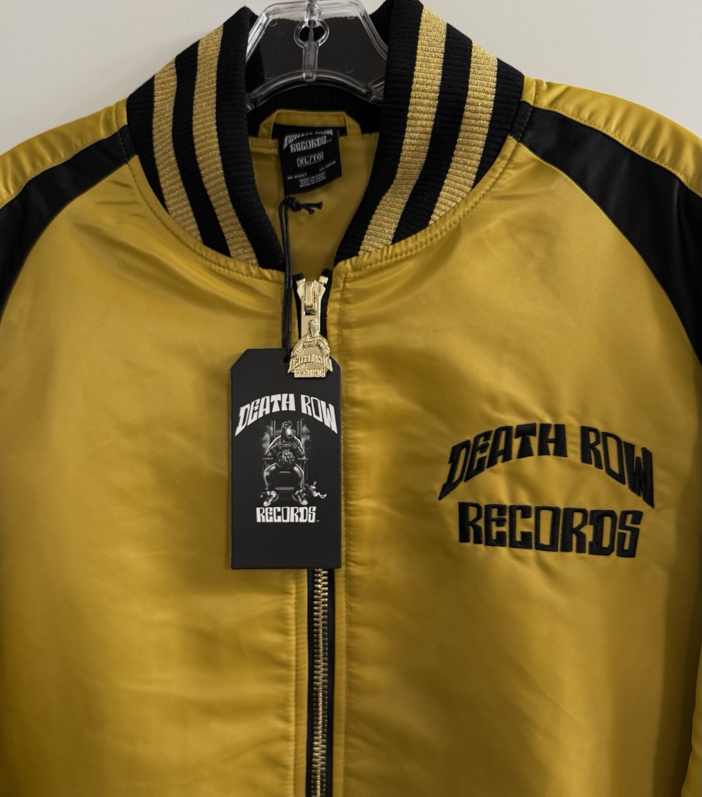 FILA NUOVO Death Row Records Giacca Bomber Lungo Uomo Edizione Limitata Tg XL Snoop Dogg
