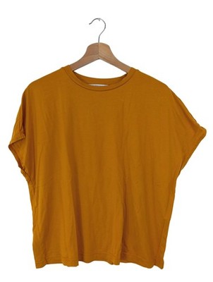 ADOLFO DOMINGUEZ T-Shirt Damen Shirt Gr. DE 40 hellorange Casual-Look