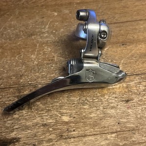 Vintage Campagnolo Veloce Front Derailleur 28.6 9 Speed Double Made In Italy