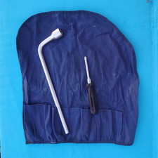 Mercedes Oem Trunk Tools Wheel Lug Wrench Heyco And Screw Driver W Pouch