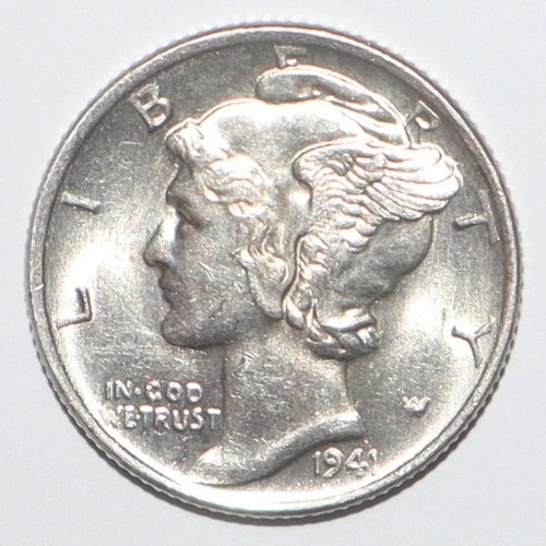 1941 Mercury Dime CHOICE BRILLIANT UNCIRCULATED (K220)