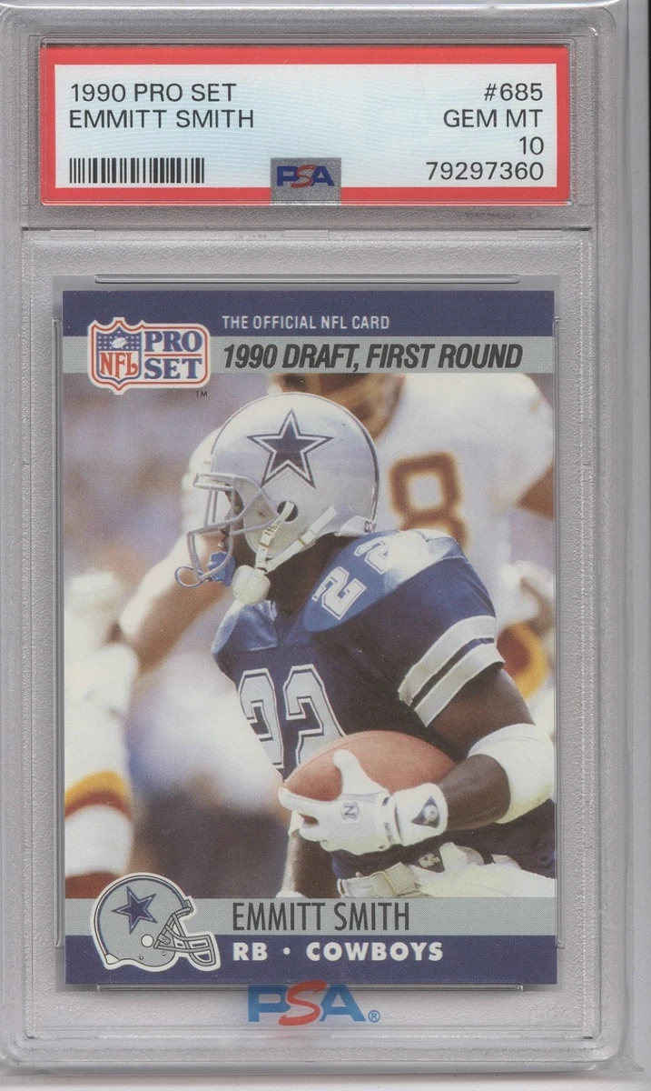 Pro Set Football Grade 10 1990 Season Sports Trading Cards