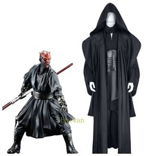 Uniform Suit Star Wars Darth Maul Cosplay Costume Adult Men Tunic Robe Halloween