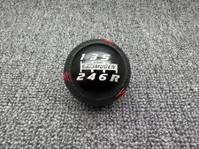 Mugen Power 6 Speed Black Aluminium Leather Manual Gear Shift Knob