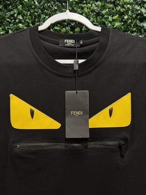 Fendi Roma Monster Eyes (Bag Bugs) T-shirt. NWT size XL | eBay