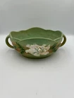 Roseville Gardenia Green Console Dish #627-8