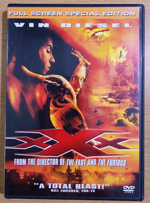 xXx (DVD, 2003, Full Screen) Vin Diesel, Asia Argento, Marton