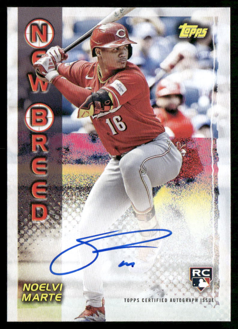 2024 Topps Archives Noelvi Marte 1999 New Breed Autographs Cincinnati Reds