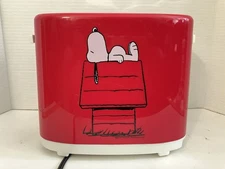 Toaster For Hot Dogs & Buns Peanuts Snoopy Red