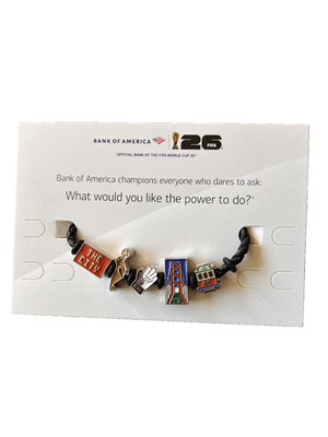 FIFA World Cup 2026 San Francisco Charm Bracelet Bank of America