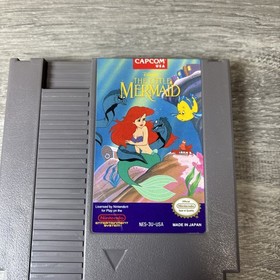 The Little Mermaid NES Game Nintendo Tested and Working Disney Video Game