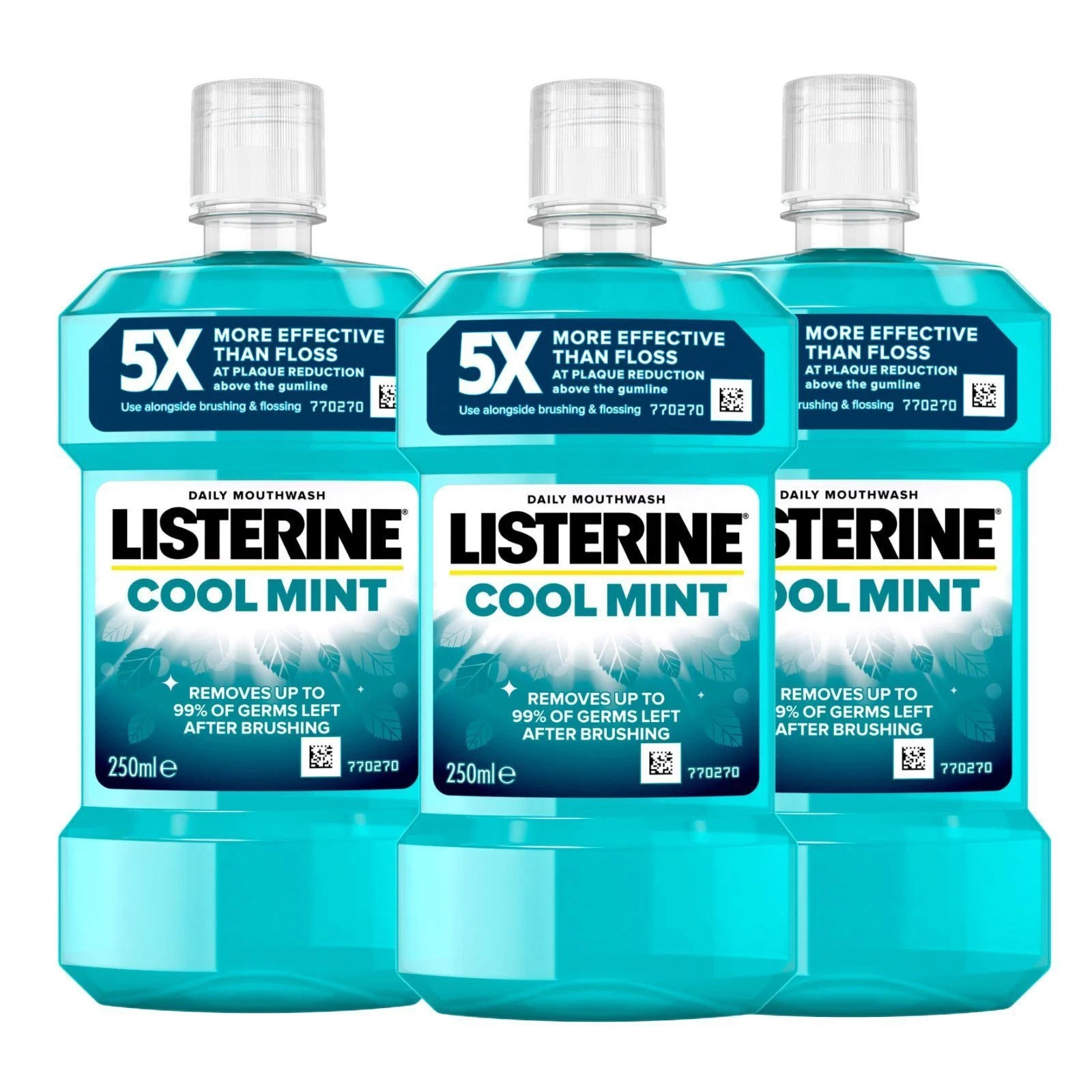 Listerine Mouthwash Cool Mint 250ml x 6 - Image 10