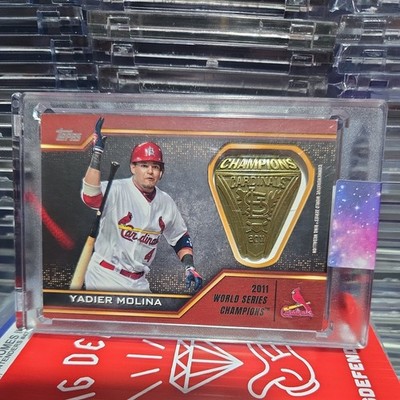  2021 Topps - Commemorative World Series Rings Yadier Molina #WSR-YM 03/10