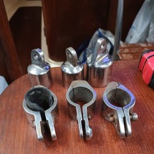 Bimini adjustable open top slide clamp  boat canopy cover frame  27-30mm + ends