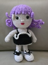 Crochet doll, 12" Amigurumi Doll, Handmade gift decoration, Ready-made Amigurumi