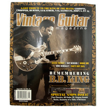 Vintage Guitar Magazine B.B. King Ray Benson August 2015