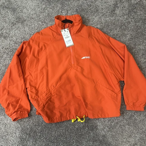 Giacca tecnica uomo Zara x Rhuigi giacca a vento L XL arancione 1 2 zip RHUDE