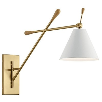 1 Light Wall Sconce In Mid-Century Modern Style-20 Inches Tall and 8.75 Inches