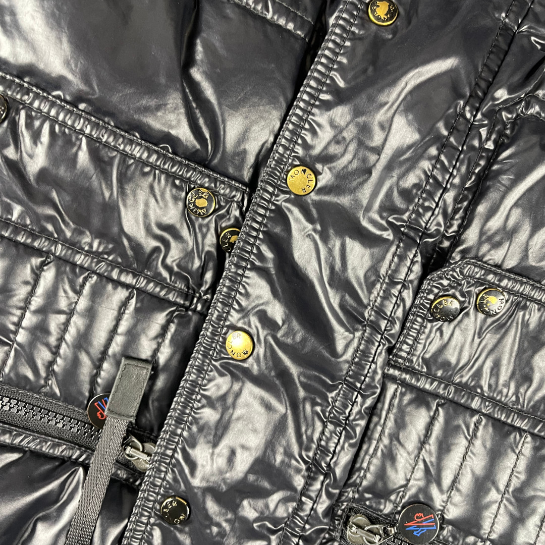 Moncler Women Hooded Down Puffer Jacket Black Size 1 S Quilted Zip Bomber thumbnail 17