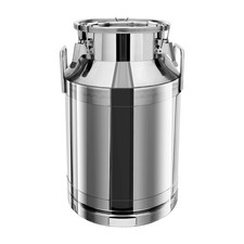 Stainless Steel 40L/10.56 Gallon Milk Can - Heavy Duty Farm Milk Jug Milk Bucket