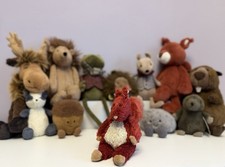 Jellycat Very Rare Vintage Bunglie Red Squirrel Tot, Excellent Condition