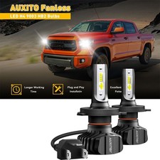 2x H4 9003 LED Headlight Bulbs 6000K White Low Beam For Toyota Camry Honda Civic