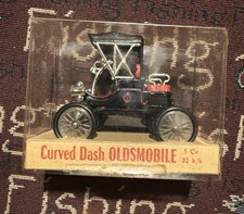 Vintage Minialuxe ? Black 1902 Curved Dash Oldsmobile - 1:43 Scale In Box Nice!!