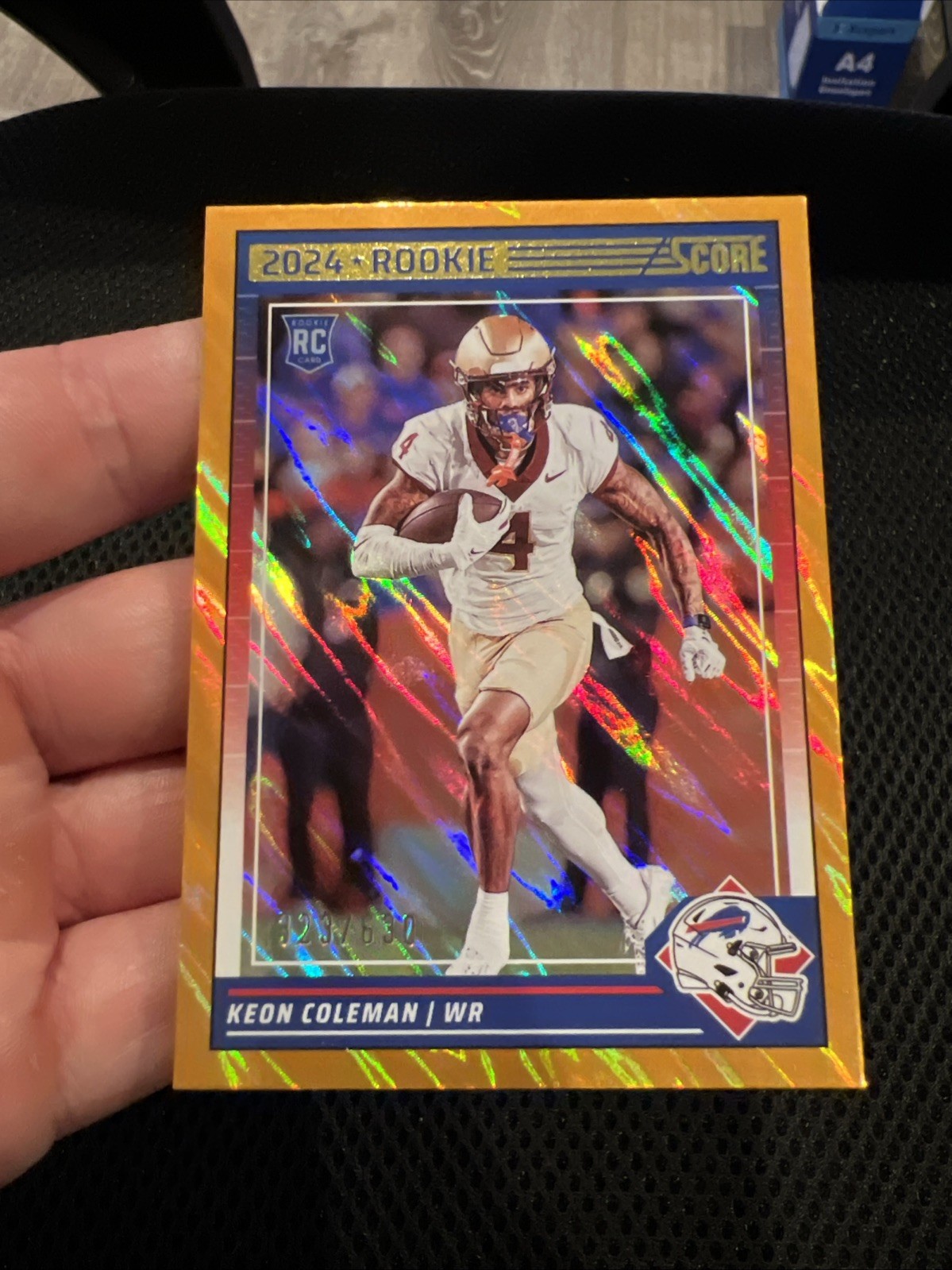 2024 Score - Rookies Keon Coleman #337 Lava /630 (RC)