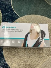NIB Shiatsu Back Shoulder  Neck Massager W/Heat. Small Box Defect See Photos