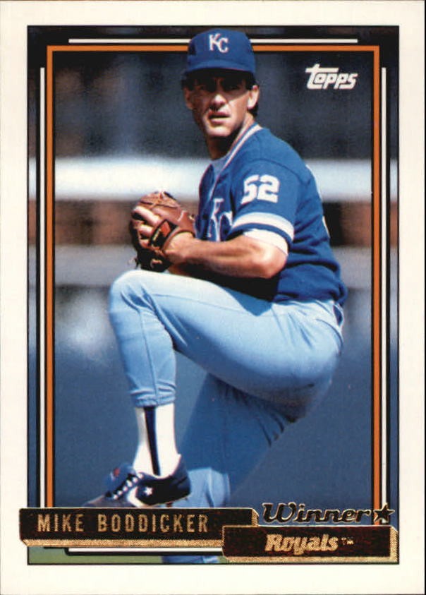 1992 Topps Gold Winners #106 Mike Boddicker - BB