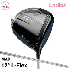 TaylorMade Golf Womens Driver Qi10 MAX Loft 12 Ladies ELDIO TM40 Graphite L-Flex