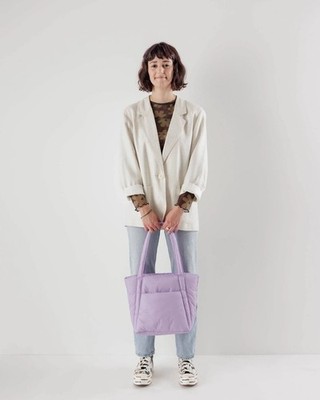 Baggu Puffy Mini Tote In Lilac NWT Sold Out Online