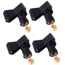 Microphone Clips for Stands,4 Pack Universal Wireless Mic Clip Holder with 5/...