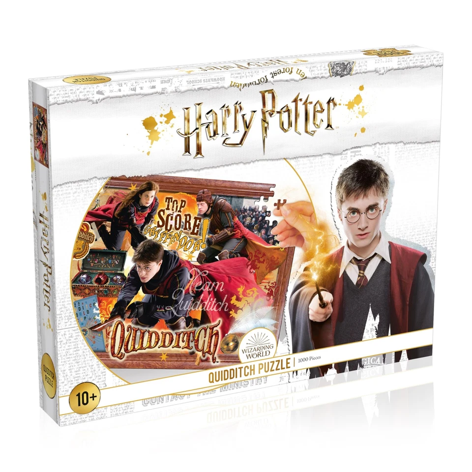 Winning Moves Games Harry Potter Quidditch 1000 Pc Jigsaw Puzzle Harry Potter Qu - Immagine 2 di 4