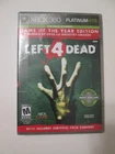 Left 4 Dead: Game of the Year Edition (Xbox 360) No Manual Tested And Working!