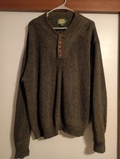 Maglione vintage Cabela's uomo XL maglia grossa verde pescatore cotone grunge 