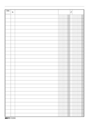 EDIPRO - E2666 - Register 2 Spalten 96 Seiten 24x17