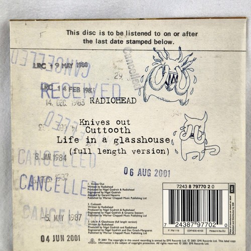 6x RADIOHEAD CD Singles frm Amnesiac Hail To The Thief Pyramid Song 2+2=5 There - Picture 11 of 17