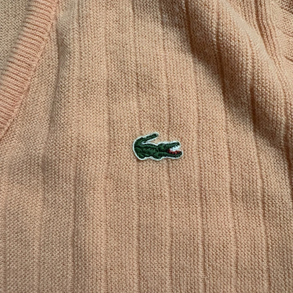 Suéter coral Lacoste vintage años 60 Haymaker grande para mujer Foto 2 de 4
