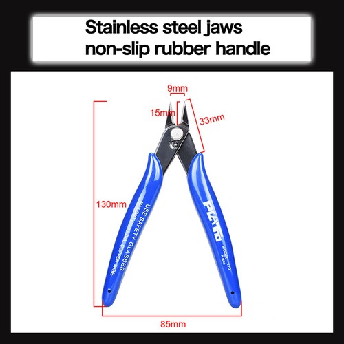 170 DIY Electronic Diagonal Pliers Side Cutting Nippers Wire Cutter pa;k; - Afbeelding 3 van 14