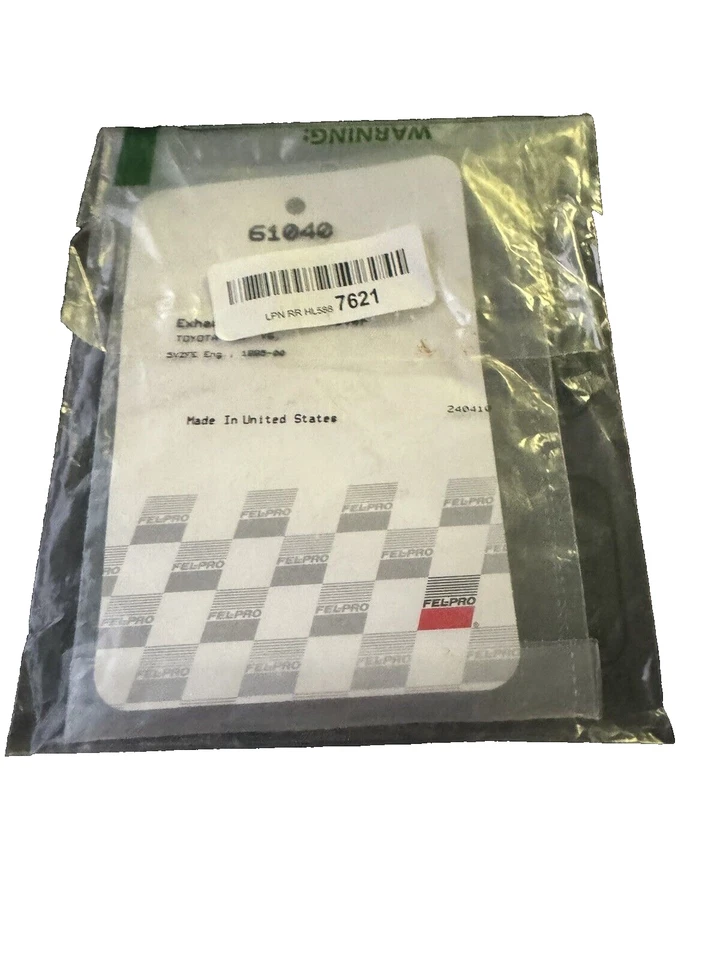 FEL-PRO 61040 Exhaust Pipe Gasket - Image 2 of 2