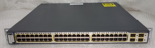 Cisco Catalyst WS-C3750G-48PS-S 48-Port Ethernet Switch 4x SFP IP Base